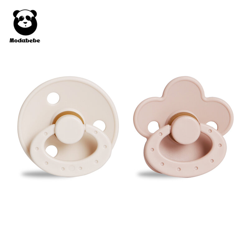 Modabebe 2 Pcs/Set Baby Pacifier BPA Free Silicone Baby Nipple Teether Pacifier Baby Soother For Newborn
