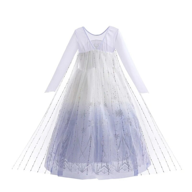 女の子のための冷凍衣装,プリンセスドレス,ファンタジーパーティーの組み合わせ,2つのハロウィーンセット,ファンタジーパーティーの衣装