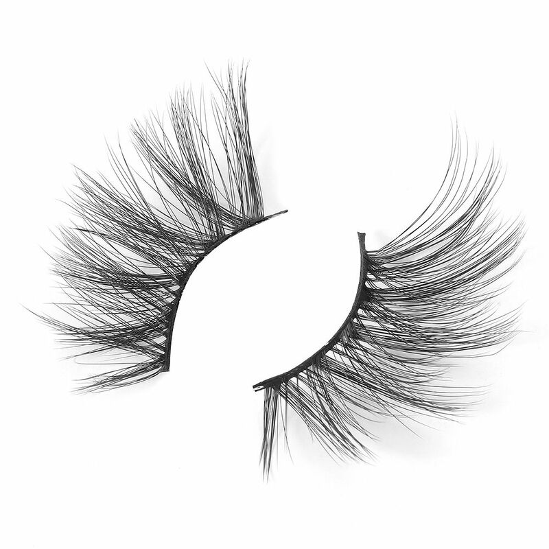 Augen Make-Up Werkzeuge 3D Faux Nerz Wimpern Wimpern Verlängerung Wiederverwendbare Natürliche Lange Falsche Wimpern Kreuzmuster Halb Auge Wimpern