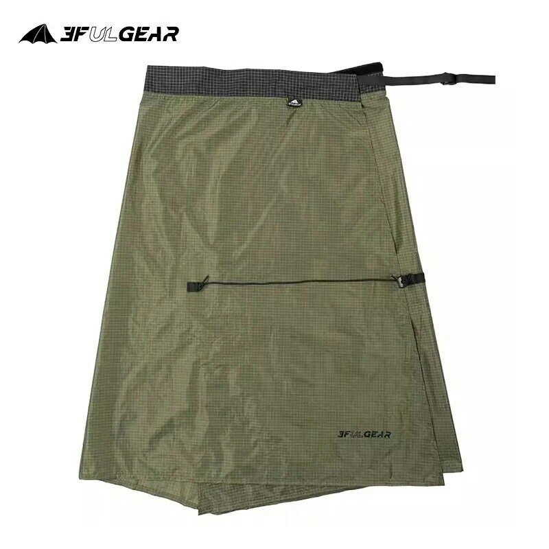 3F UL GEAR 20D UHMWPE ropa de lluvia larga, falda impermeable, pantalones para acampar al aire libre, senderismo, chubasquero