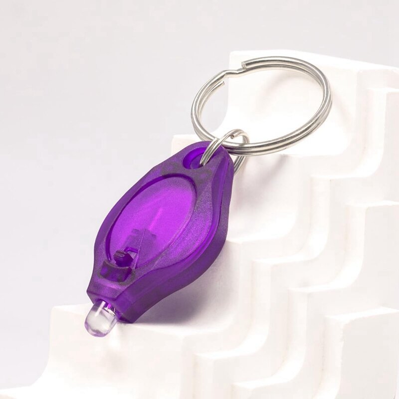 Packung mit LED-Schlüsselbund-Taschenlampe, 395-nm-UV-Schlüsselbund-Taschenlampe, UV-Taschenlampe-Schlüssel bund