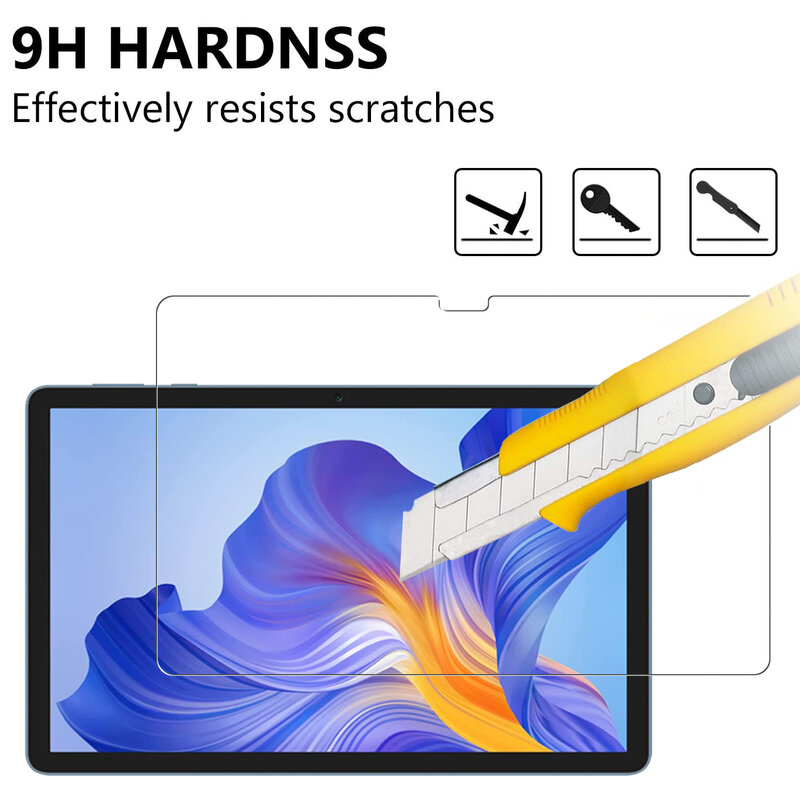 Protecteur d'écran en verre 9H pour tablette Honor Pad X8 10.1 pouces 2022, film de protection anti-rayures
