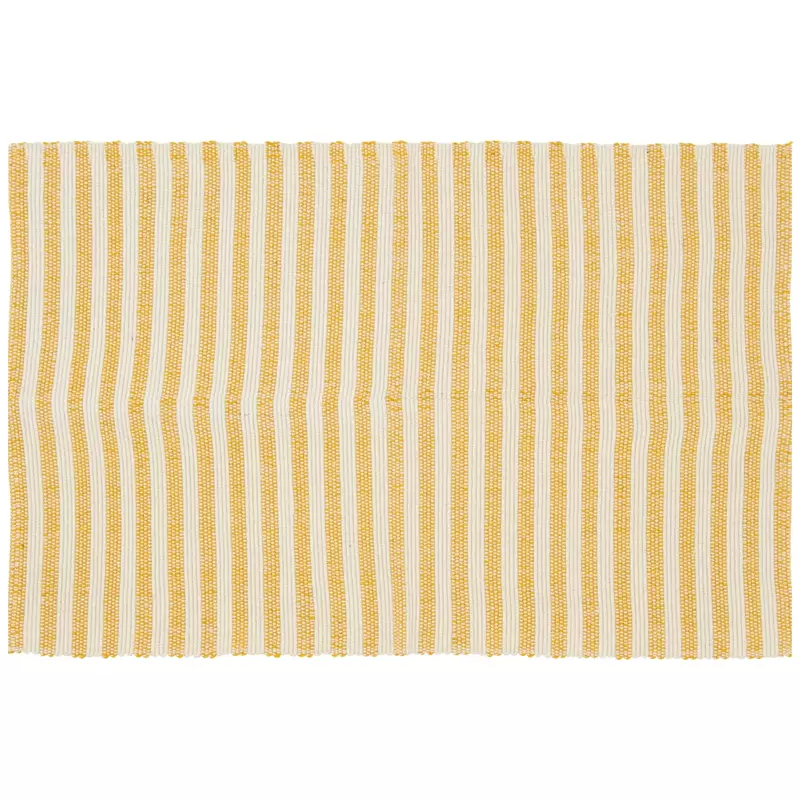 بساط أصفر بطبقات ، مجموعة ديكور المنزل ، 24 بوصة × 36 بوصة