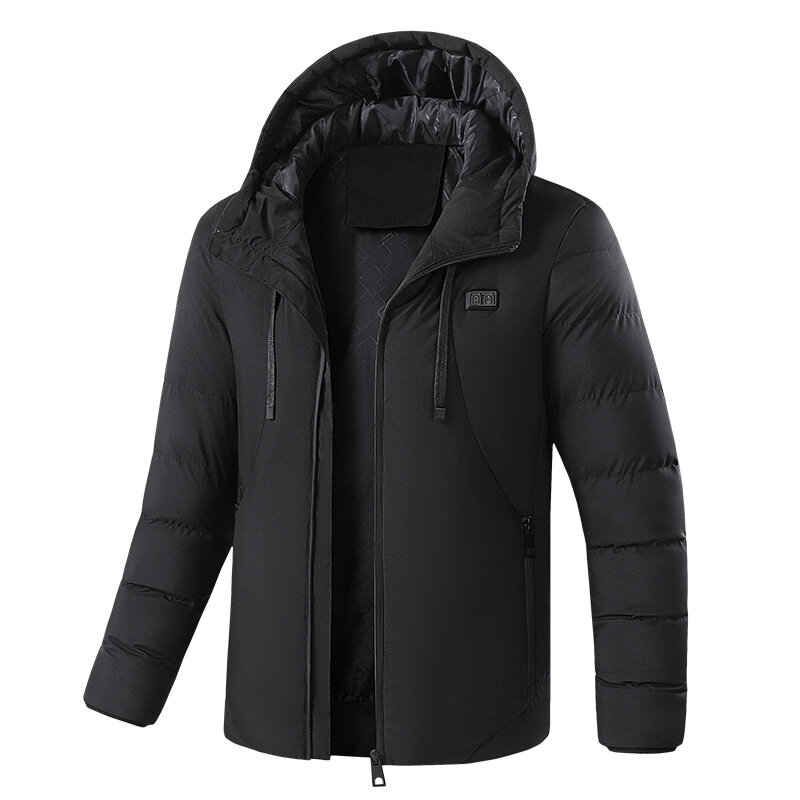 Winter Zone 11-ropa de calefacción inteligente para hombre, ropa acolchada de algodón con calefacción, chaqueta gruesa y cálida, ropa acolchada de algodón