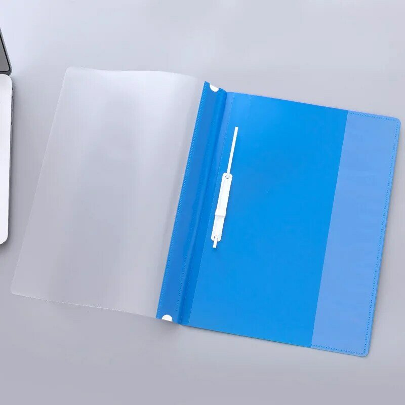 Cartella cartella a doppio foro trasparente A4 che perfora la cartella di punzonatura della cartella di rapporto 320 del raccoglitore a 2 fori