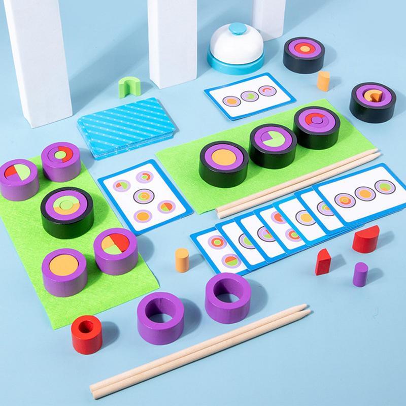 Juego de Sushi de cocina interactivo, juguete educativo de comida, juego de aprendizaje temprano para manos