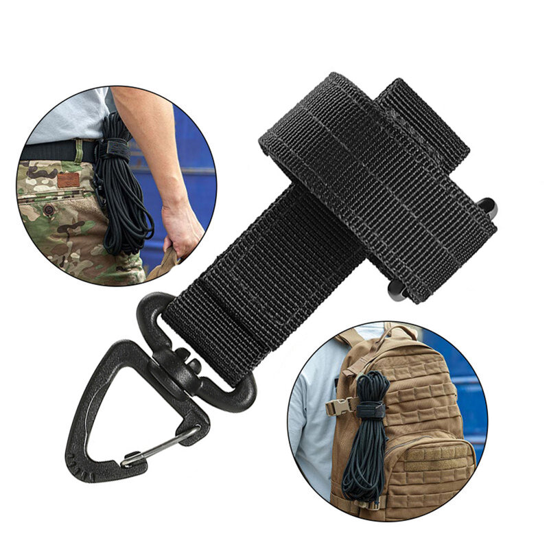 ナイロン製の多目的安全作業用手袋,戦術的な屋外クライミングロープ,キャンプやアウトドアアクティビティに最適