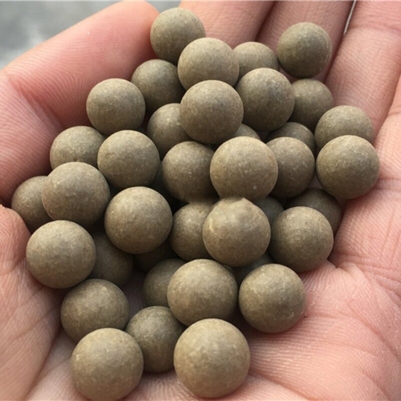 100 pces 10mm slingshot grânulos de rolamento bolas de lama segurança não-tóxico slingshot munição bolas de argila sólida para tiro de caça ao ar livre
