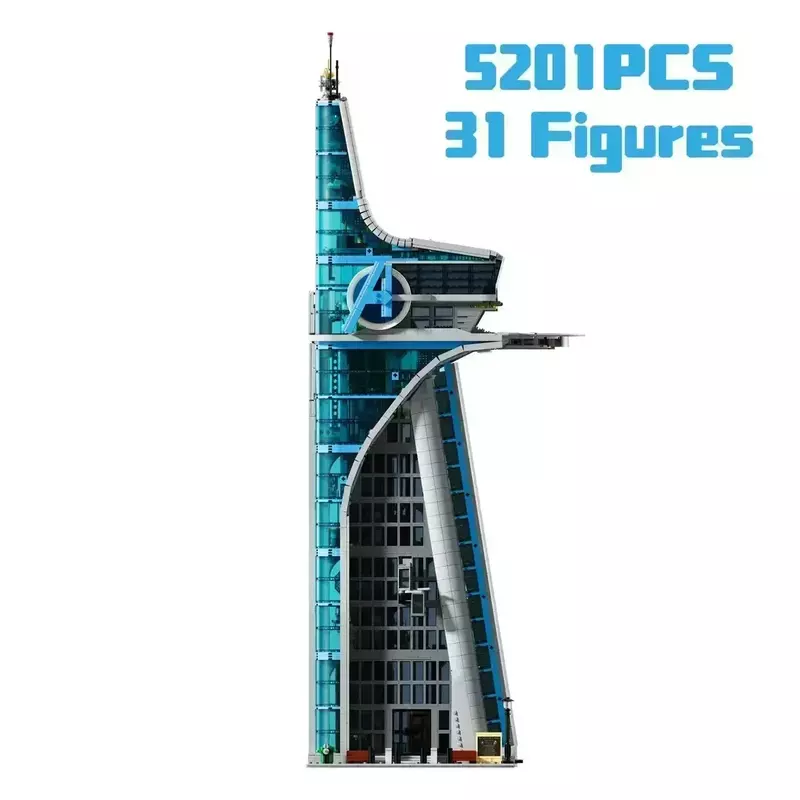 2023 neue 5201 klassische Turms ch lacht Stück Modellbau steine Architektur Ziegel Street View Spielzeug für Kinder Weihnachts geschenke
