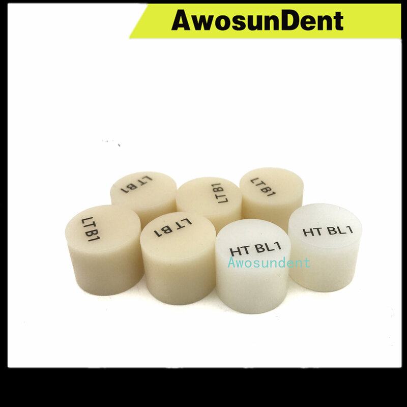 5 pces emax uso de laboratório dentadura material bloco cad tranlucency dental imprensa lingotes