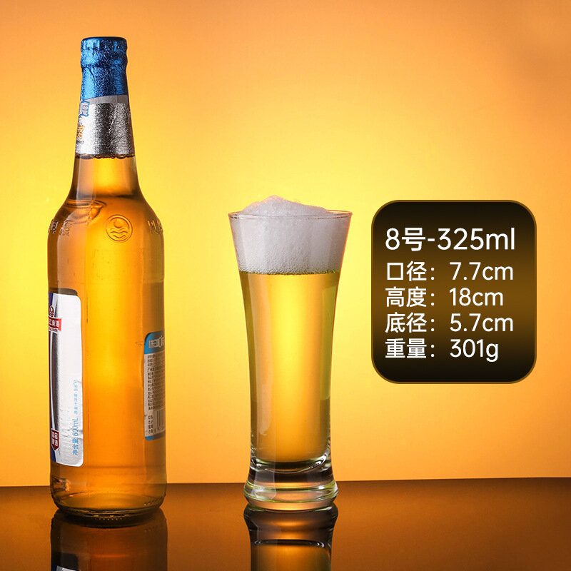 Zonsondergang Bamboe Mok Lange Drinkglas Sap Koude Drank Glas Mok Bier Mok Ambachtelijk Bier Mok Tarwewortel Bier