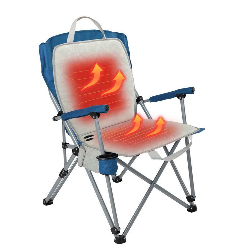 Bantal kursi pemanas listrik lipat, penghangat kursi pemanas Anti Slip dapat dicuci, perlengkapan hangat musim dingin untuk dalam dan luar ruangan