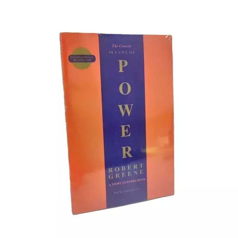Libro conciso en inglés de las 48 reglas del poder para adultos, libro de motivación política y de legos, de Robert gentley