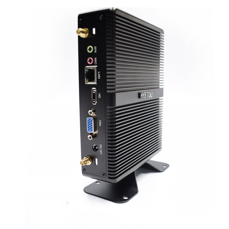 H2 Hystou Low Power Fanless Mini PC More Refined And Smaller Desktop Computer Pre-installed Windows 10 Pro