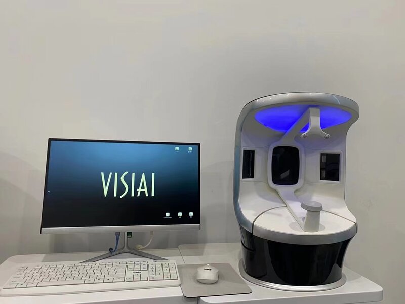 Máquina de análisis Facial Digital 3D con pantalla, analizador profesional de piel, Detector inteligente IA, espejo mágico