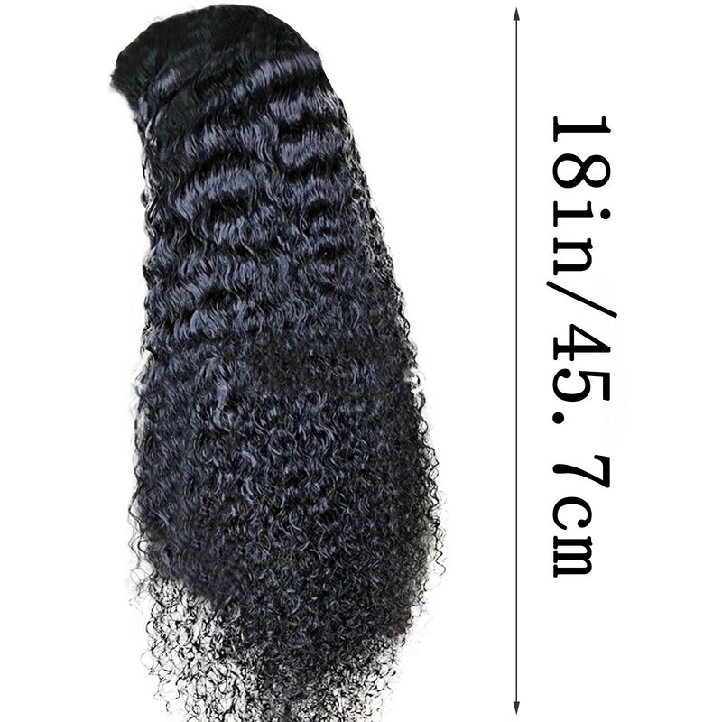 Peruka z przodu z głębokim falą ludzkie włosy 13x4 kręcone koronkowa peruka na przód Full Hd przezroczyste koronkowe peruki wodne dla czarnych kobiet na mokro