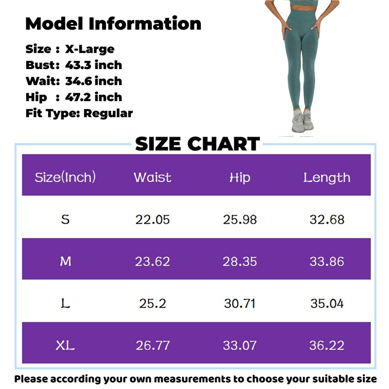 Seamless Leggings Womens Butt' Lift Curves Workout Tights Yoga Pants Gym Outfits Fitness Clothing Sports Pants Solid Color