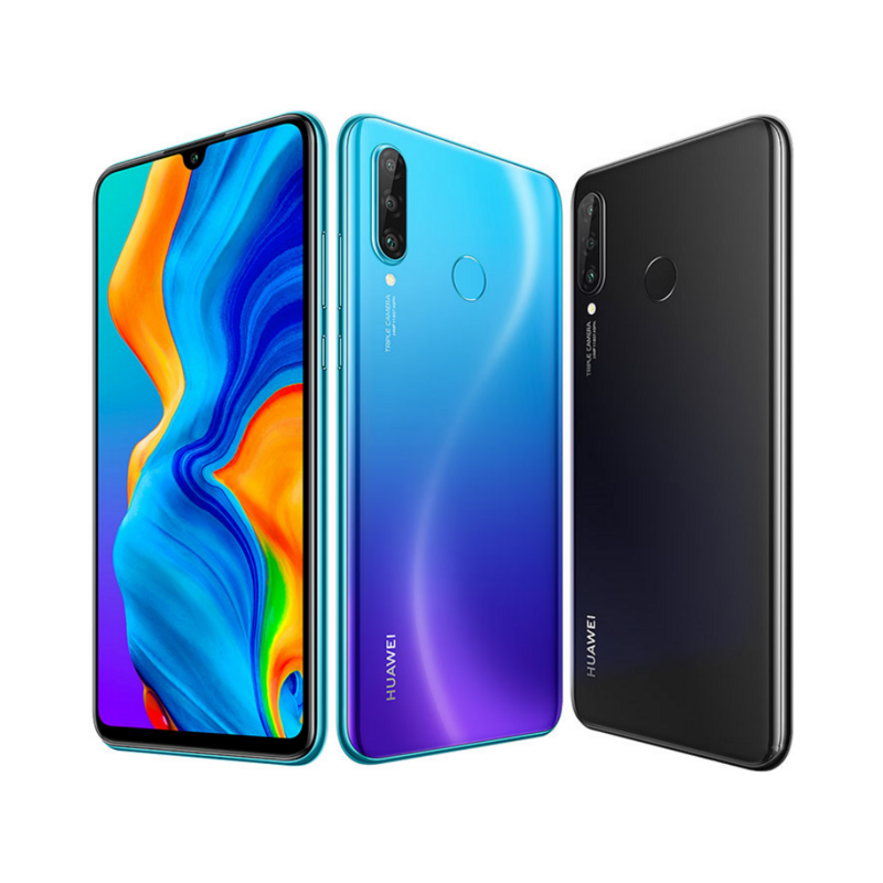 Global HUAWEI P30 Lite Smartphone Android 6.15 inch 128GB ROM 4GB RAM 48MP+32MP Cell phone Google Play Unlocked Mobile phones