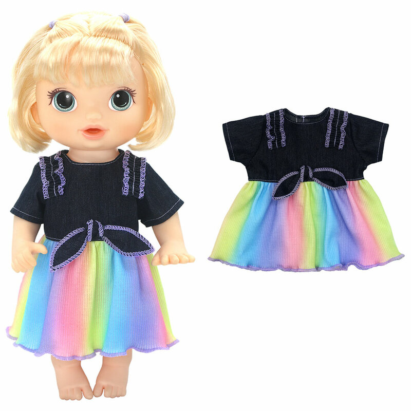 2022  Doll clothes dress  for 12 Inch 30CM  baby alive Toys Crawling Doll accessories.