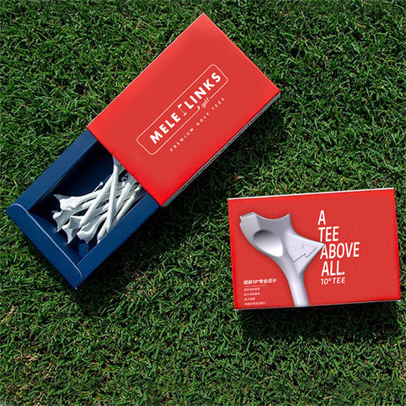 Golf Tees 10 ° Diagonaal Insert Rhombic Golfbal Houder Verhoogt Speed Golf Training Bal Tee Met Pakket Golf Gift accessoires