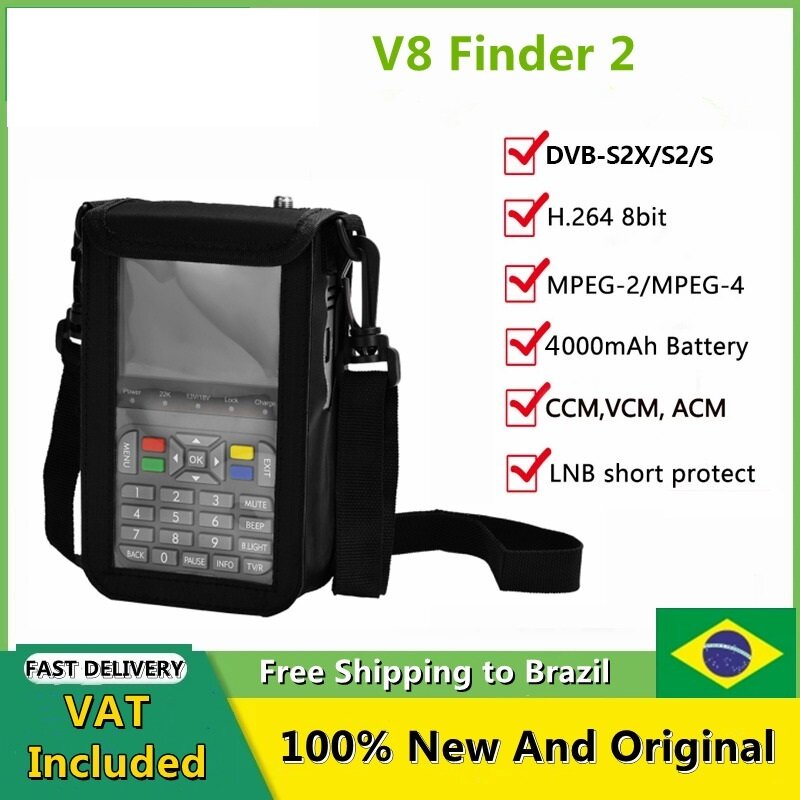 Nuovo V8 Finder 2 Satellite Signal Finder DVB-S/S2/S2X Digital 1080P HD H.2654 VS ST-5150 V8 FINDER PRO WS6933 WS6980 In magazzino