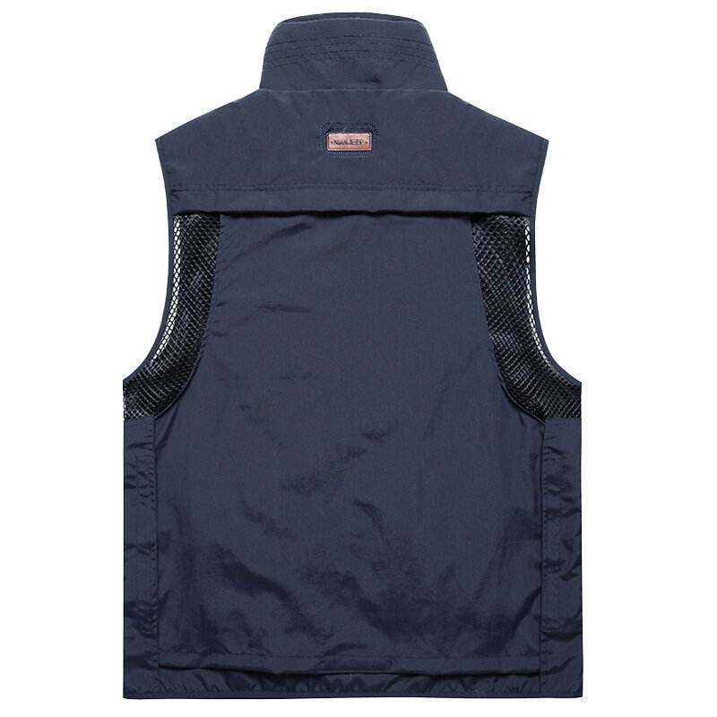 Custom Made Hunting Gilets For Men Multi Pocket Windbreaker Large Size Tactical Jackets Men's Fishing Photography Working Vest