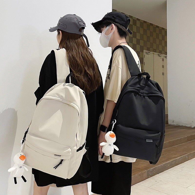 Casual Men's Simple Travel Backpack Female College Student High School Student School Bag Mochila Escolar Niña