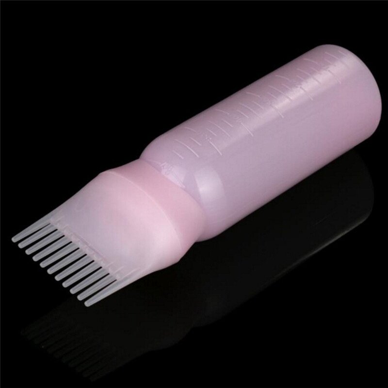 Tingimento Shampoo Bottle Oil Comb, Hair Tools, Dye Aplicator, Brush Bottles, Styling Tool, Colorir, 120ml, 2X