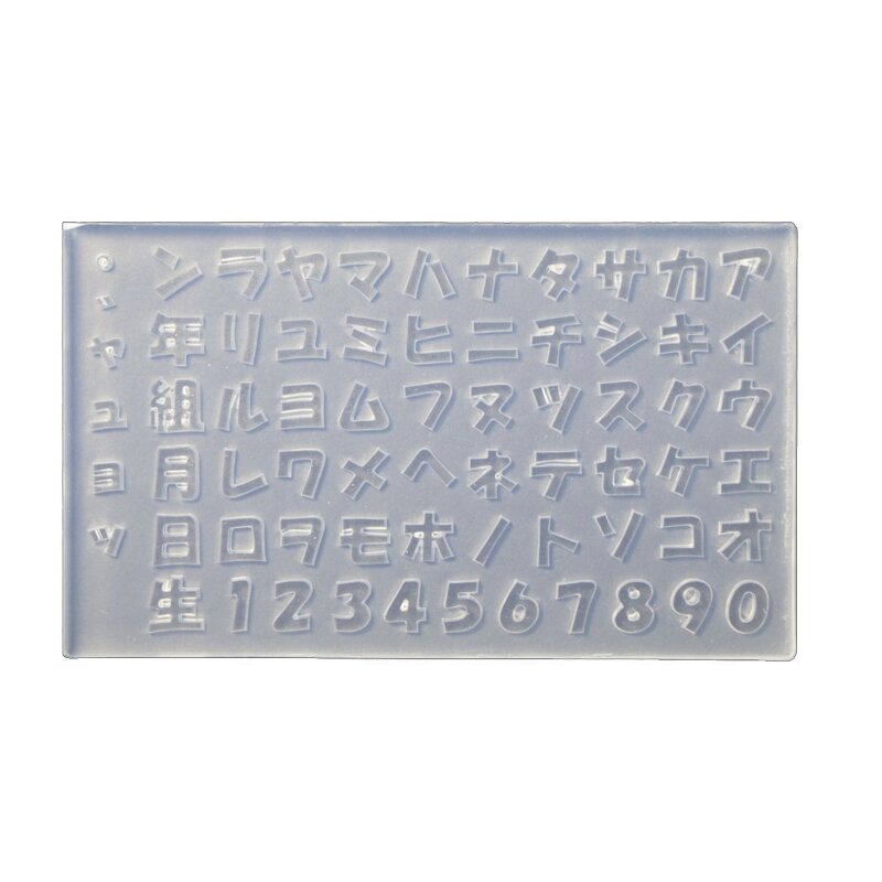Alfabety japońskie silikonowe formy do paznokci do paznokci DIY narzędzia dekoracyjne Nails Art rzeźba formy szablony narzędzie