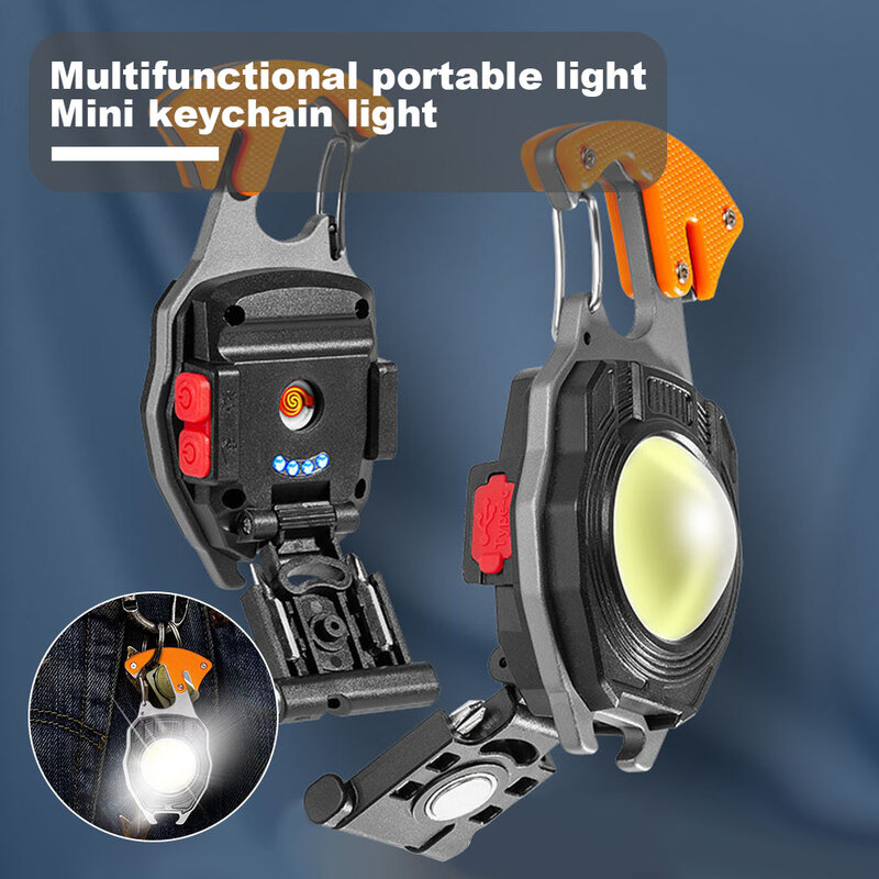 Portable Maintenance Keyrings Light Household Emergency Flashlight For Hiking Outdoor