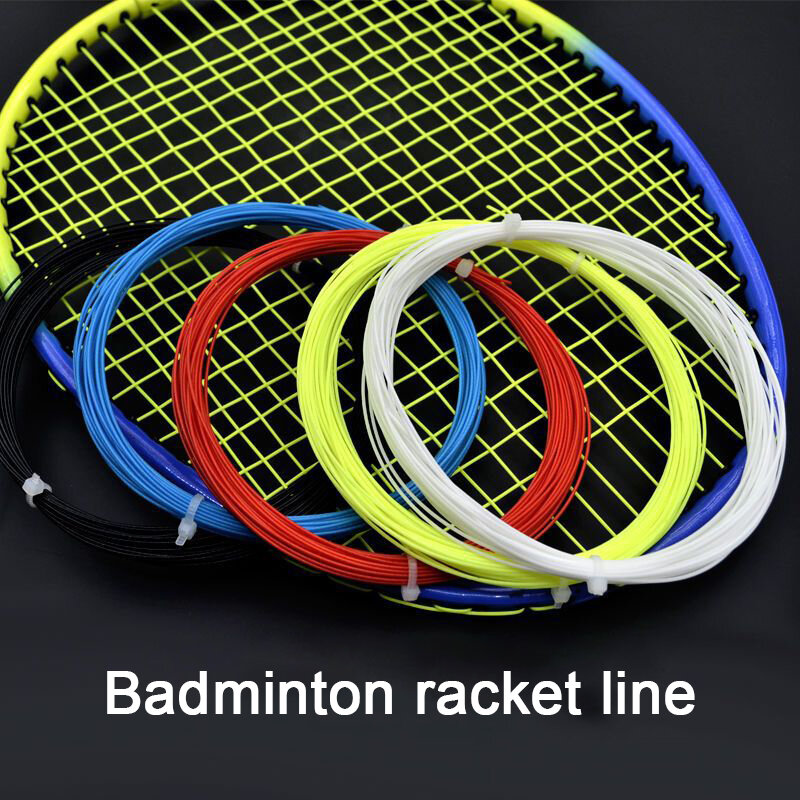 Raquette de badminton 76 cordes, ligne plume, haute élasticité, durable, salle de jeu, équipe avec ligne