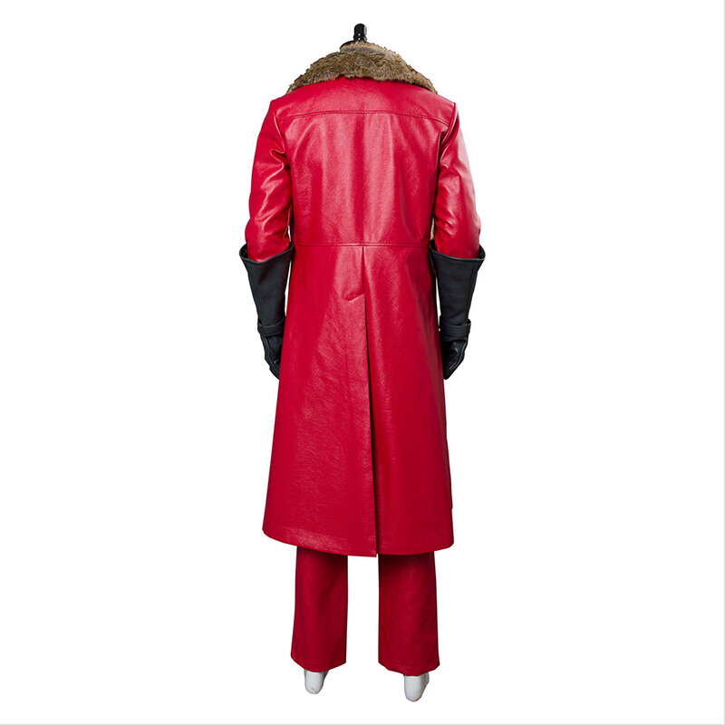 Santa Claus Cosplay The Christmas Chronicles Costume Men Red Coat Hat Shoes Boots Outfit Suit Halloween Carnival Party Suit