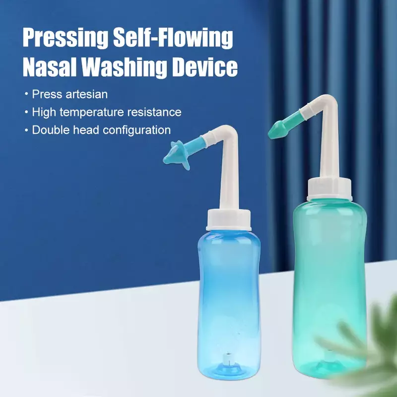 Adults Children Nasal Wash Cleaner Sinusite Nose Protector Cleans Moistens Child Adult Avoid Allergic Rhinitis Neti Pot 500ML