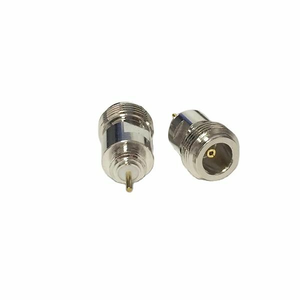 1pc NEW  N Female Jack  RF Coax Adapter Convertor Connector Solder Post  Straight  Amplifier Special Connector  Nickelplated