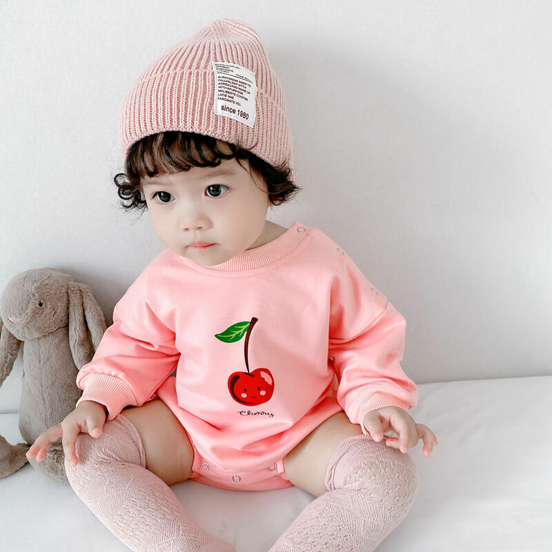Baby Mütze Mode Süßigkeiten einfarbig Häkel haube für Kleinkind Jungen Mädchen Herbst Winter warme Strick mützen für 0-2 Jahre Neugeborene