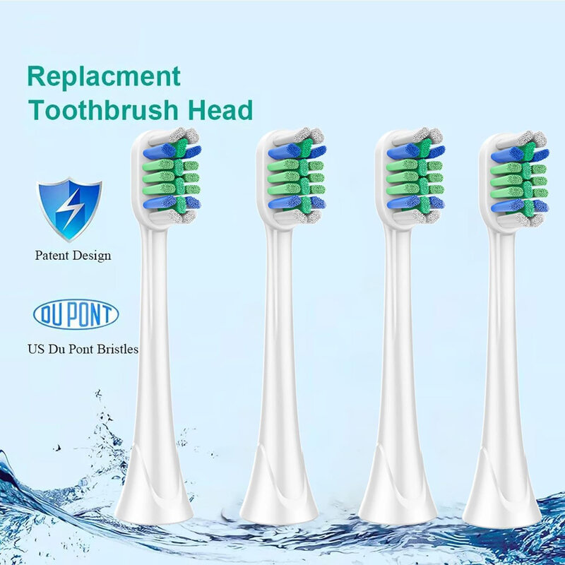 หัวแปรงสีฟันสำหรับเปลี่ยนที่เข้ากันได้กับเครื่องโซนิค Philips สำหรับ G2 C2 C3หัวแปรงไฟฟ้าสำหรับโซนิดูแล C2การควบคุมคราบจุลินทรีย์