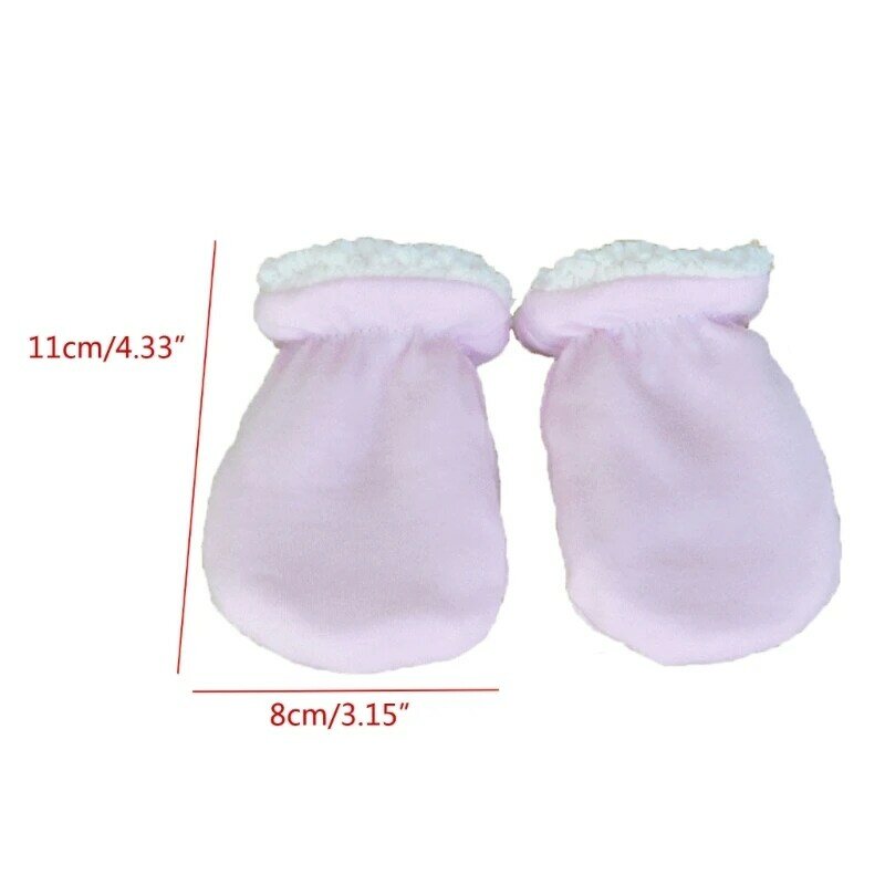 Мягкие детские варежки, толстые варежки, зимние теплые перчатки с защитой от захвата для детей, рождественские подарки для и