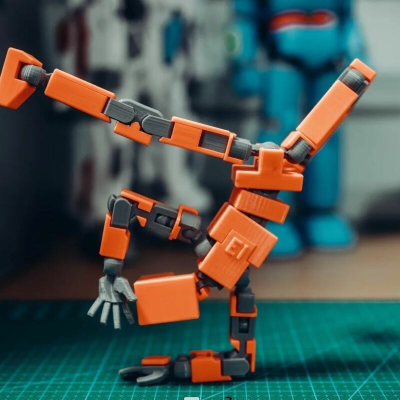 หุ่นยนต์แปลงร่างได้หลายข้อต่อแปลงร่างได้3D หุ่นพิมพ์ลายนำโชค13ตัวฟิกเกอร์ของเล่นเกมสำหรับเด็กผู้ปกครองสำหรับของขวัญเด็ก