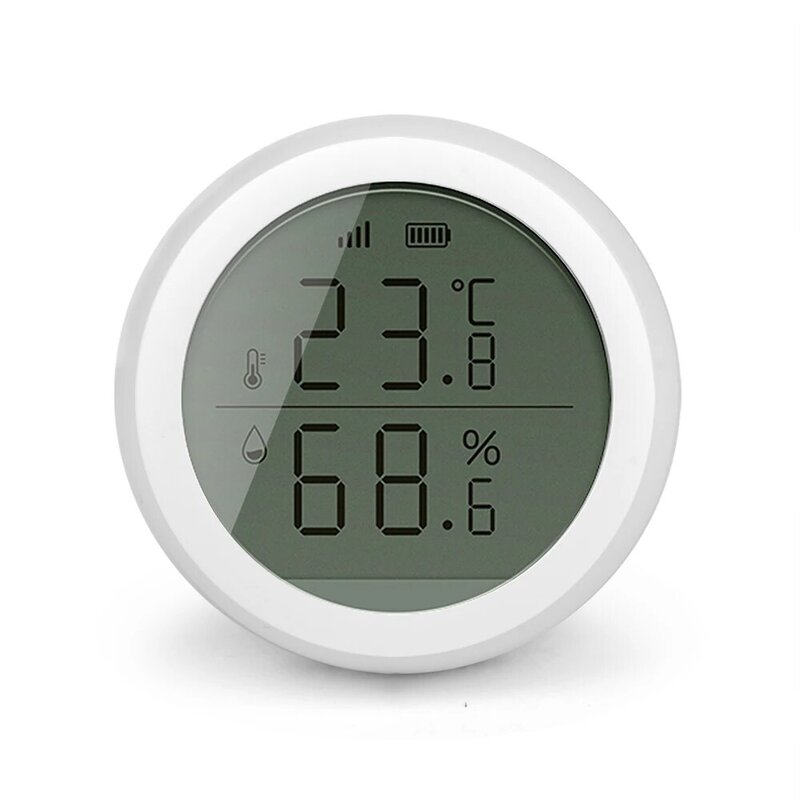 Sensor de temperatura y humedad para el hogar inteligente, modo de espera largo, bajo consumo de energía, cambios en tiempo Real, Termómetro Digital, higrómetro