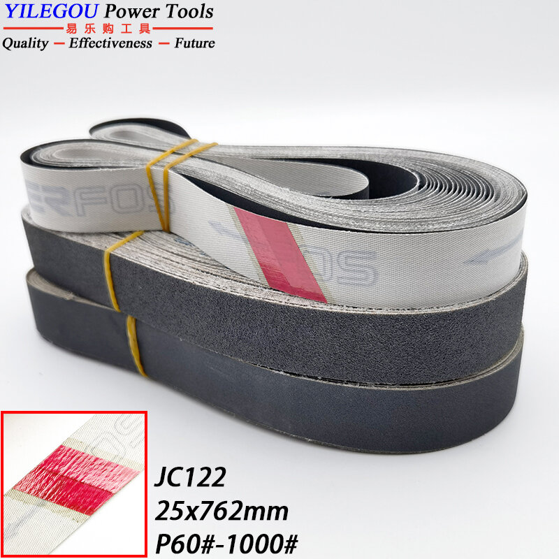 5Pcs 25x762mm Sanding Belt Polishing Metal, Wood. 25mm Abrasive Belt 762mm Sanding Screen 1" x 30" Abrasive Band With P60-1000#