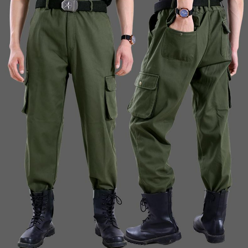 Брюки-карго мужские тактические в стиле милитари, повседневные свободные Джоггеры для занятий спортом, походов, тренировочные штаны с несколькими карманами, с ремнем, 5XL, на осень