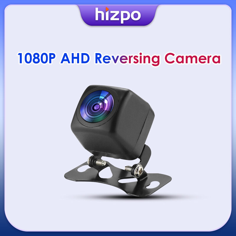 Hizpo 차량용 범용 AHD 캠 패킹 보조, 야간 투시경 자동 주차 리버스 카메라, 조정 가능한 브래킷, 1080P
