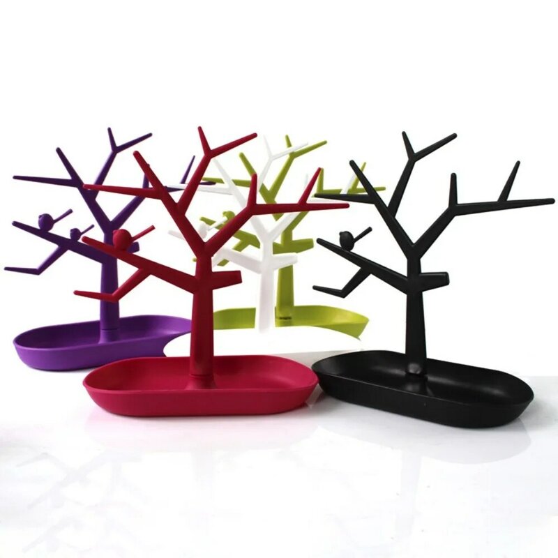 Antler Display Stand com bandeja de árvore, colar Display Rack, cor, móveis, estilo coreano, decoração, quarto Essentials, produtos femininos
