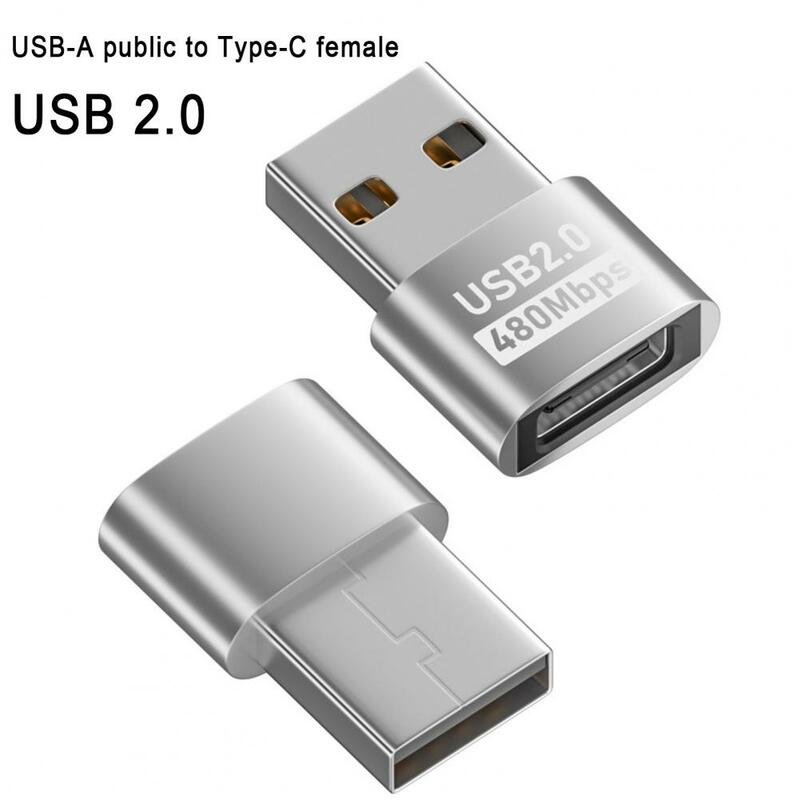 Usb to Type-c Adapter High-speed File Transfer Adapter High-speed Type-c to Usb-a 2.0 Adaptor for Data Transfer for Camera