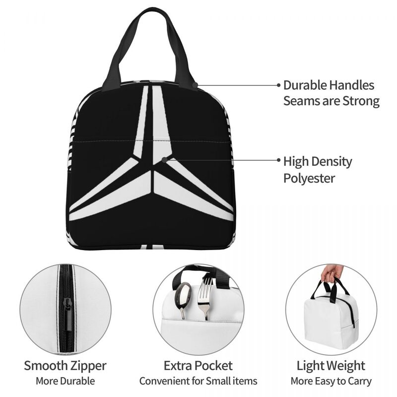 Favorite-M-Mercede Lunch Bag Insulation Bento Pack Aluminum Foil Rice Bag Meal Pack Ice Pack Bento Handbag