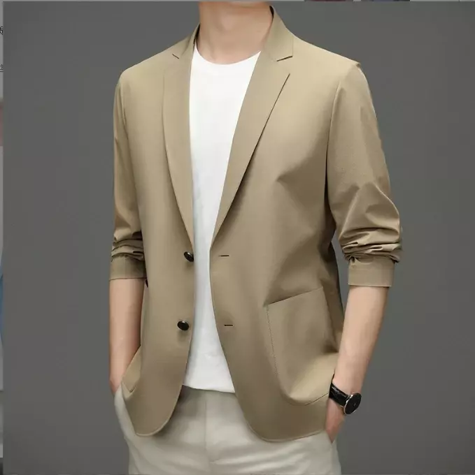 Thin Ice Silk Coat Business Suit Men's