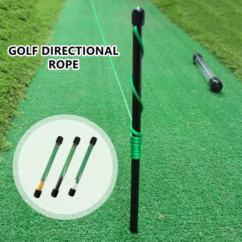 Cuerda de Putting de Golf ajustable, ligera, portátil, entrenador de Putting, herramienta de alineación, accesorios de Golf, guía de ayuda de Putting para Patios