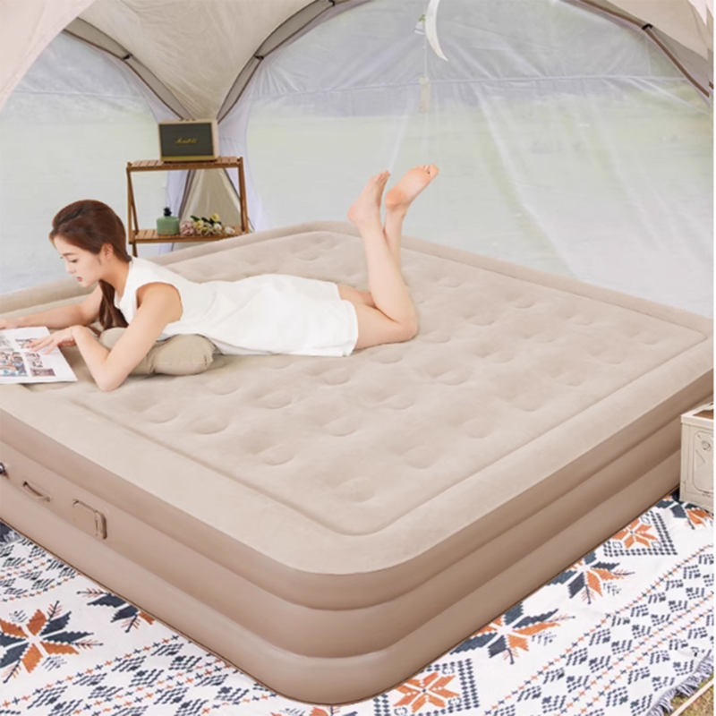 Sofá-cama inflável do acampamento ao ar livre, colchão inflável sexy, relaxante romântico, colchão dobrável, casais adultos, natureza