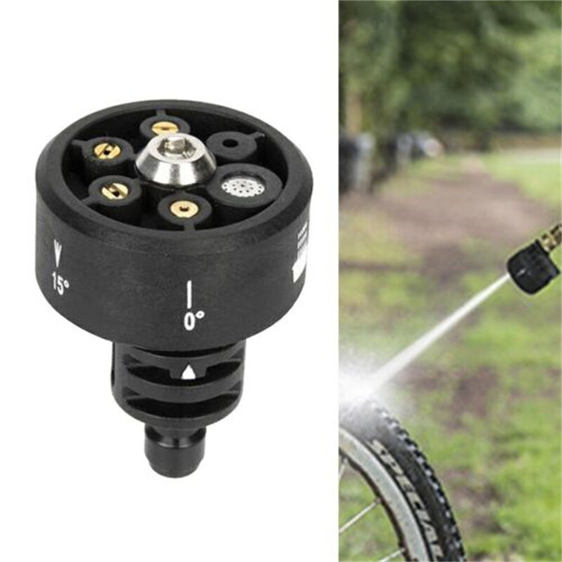 6 In 1 Multi-functional Garden Sprinklers Nozzle Adjustable Cleaning Nozzles 1/4" High Pressure Cordless Cleaning Machine Nozzle