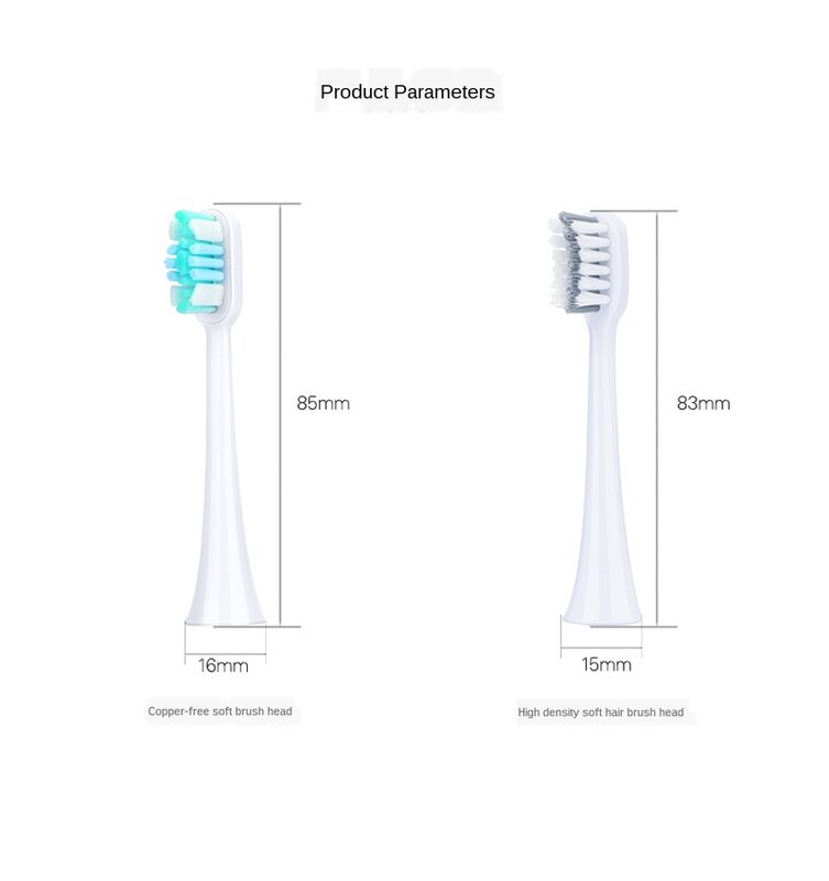 Sarmocare cabezal de cepillo de dientes eléctrico sónico ultrasónico, compatible con cepillos de dientes eléctricos, S100, S200, S600, S900